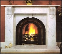 The Large Victorian fireplace in estremoz marble