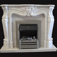 Versailles fireplace in portuguese Estremoz light marble