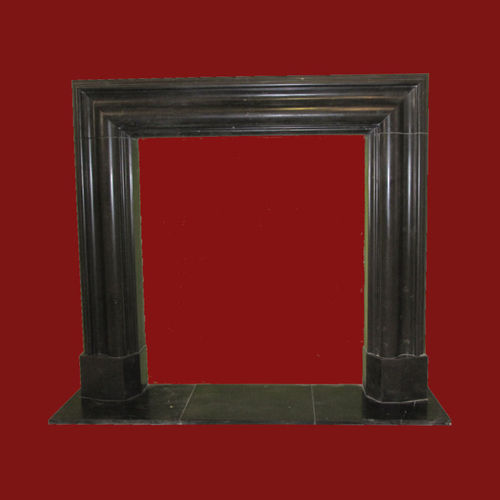 The Bolection mould fireplace in nero marquina marble