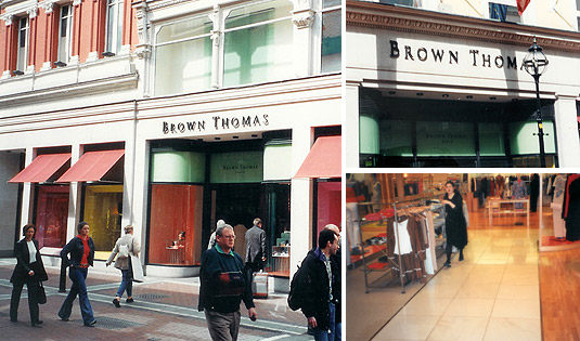 Brown Thomas - Grafton Street - External cladding in granite