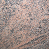 Multicoloured Purple Granite, Polished Finish.