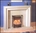 The New Look Fireplace Surround out of Moleanos Limestone