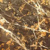 Golden Black, marble honed finish .