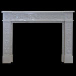 French marble fireplaces, hand-carved pieces, cut to size.