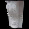 Old carved corbel in white sivec marble