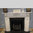 The Fitzwilliam fireplace in white sivec marble
