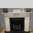 The Fitzwilliam Fireplace out of White Sivec Marble.