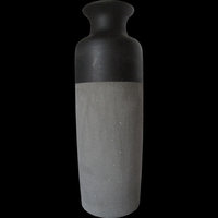 Vases out of natural materials, marble, granite and  basalt