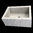 Solid Sink in White Carrara C marble, honed finish