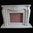 Versailles fireplace in portuguese Lioz cream marble