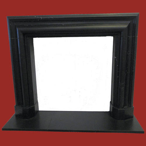 The Bolection Mould Fireplace In Black Marble New