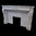 The Drancy fireplace in carrara marble