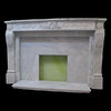 The Drancy fireplace in carrara marble