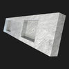 Vanity Top out of Carrara C Marble