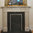 The Adam Fireplace out of Light Estremoz Marble, Honed Finish.