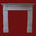 The Adam Fireplace out of White Sivec Marble, Honed Finish.